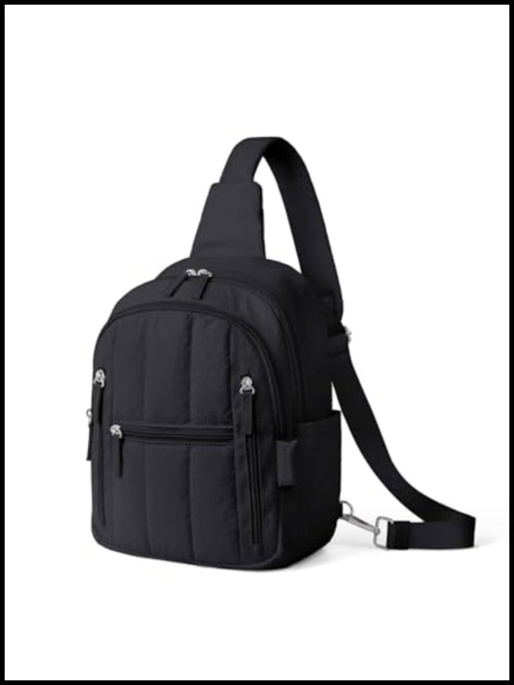 Puffer Crossbody Sling Bag RFID Water Resistant Quilted Travel